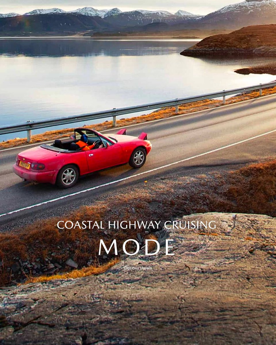 FieldsMazda's tweet image. No matter where you’re headed, there’s a Mazda Drive Mode to match your summer mood. Which drive mode do you plan to use this summer? #Mazda #DriveMode #FieldsMazda