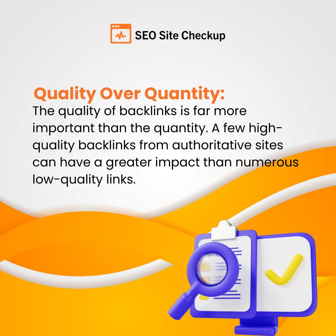 Seositecheckup's tweet photo. By prioritizing quality over quantity and maintaining a proactive approach, you can build a robust backlink profile that significantly boosts your siteβs authority and search engine ranking.
#ContentIsKing #ValuableContent #ContentMarketing #QualityBacklinks #HighAuthorityLinks https://t.co/7LKSktIT5t