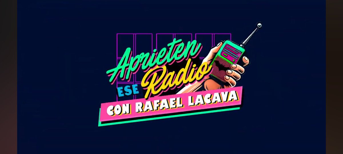 ¡Llegó Aprieten ese Radio! 

El programa de entretenimiento, entrevistas y actualidad que te permitirá disfrutar y conocer facetas desconocidas y humanas de nuestros invitados de nuestro gobernado <a href="/rafaellacava10/">Rafael Lacava</a> 

youtu.be/Tq38kpzVN2Q