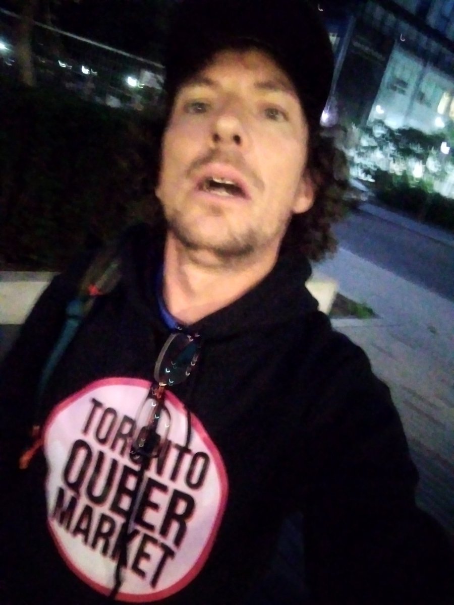 A guy in a camo hat driving a Dodge Ram with a "FUCK TRUDEAU" flag hanging from the tailgate yelled "Faggot!" at me as I crossed Church St. yesterday. So happy Pride, Toronto. He's why Pride is a thing. But this Kylie- and Carly Rae- and Audrey-lovin' straight boy loves you.