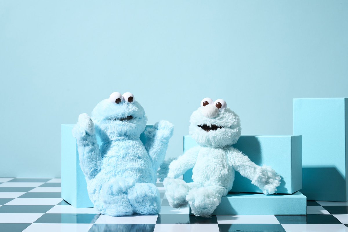 セサミストリートマーケット 限定 エルモ ぬいぐるみ ミント ブルー 夏 THE SUNNY DAYS☀️ 7/4(木)〜登場の新アイテムをご紹介⛱ 涼しげで