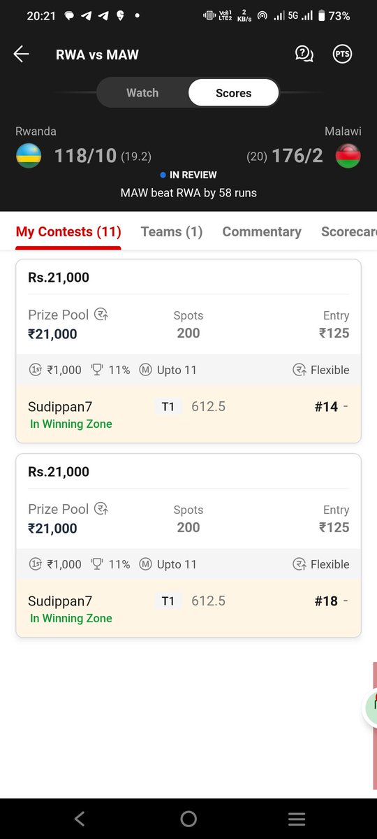Again won mini gl ❤️🥵
We won mini gl per day 🔥🥵 
<a href="/arjunkumar318/">DIMAG SE ARJUN - Fantasycricketguy</a> @fantasy1Cricket <a href="/FantasycricPro/">Fantasy Cricket Pro 🏏 (Viren Hemrajani)</a> <a href="/DreamSportsHQ/">Dream Sports</a> <a href="/peeyushsharmaa/">Peeyush Sharma</a> <a href="/RAMESHINFO1/">NAA MAATA ( నామాట)YOUTUBE CHANNEL</a> <a href="/PranitGera/">PG Invincibles</a> <a href="/snehakumarreddy/">SnEhA KuMaR ReDdY</a> @aviluciferase11