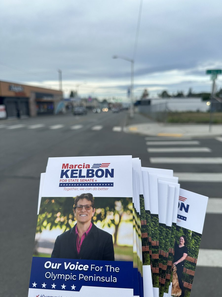 marciakelbon's tweet photo. Thank you to those door belling in Port Angeles on my behalf today! The momentum to lower the cost of living and restore public safety is real.

#PortAngeles #OlyPen #waleg https://t.co/7h2eZB3629