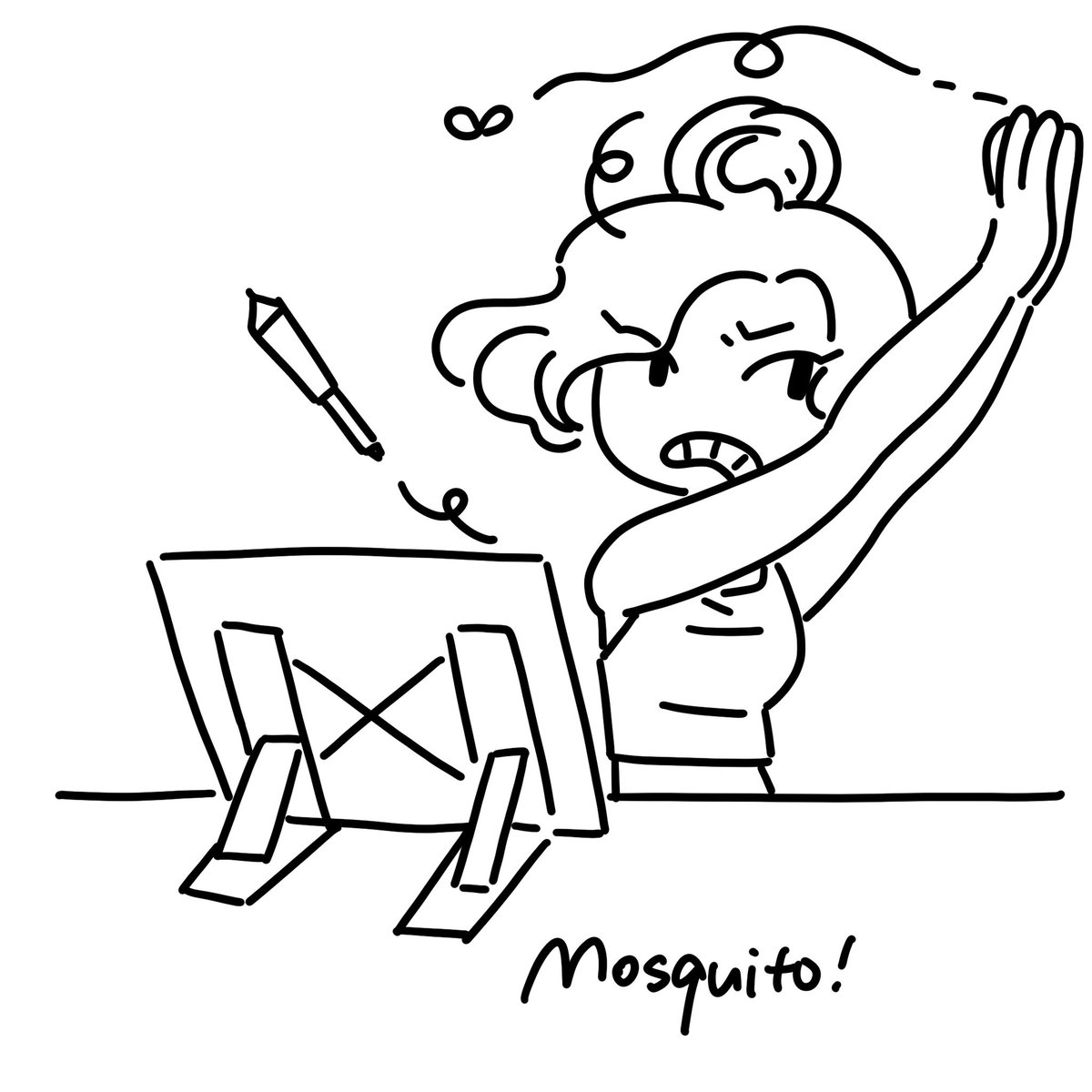 MoonMart__'s tweet photo. i hate mosquito https://t.co/ik5LOMafjh
