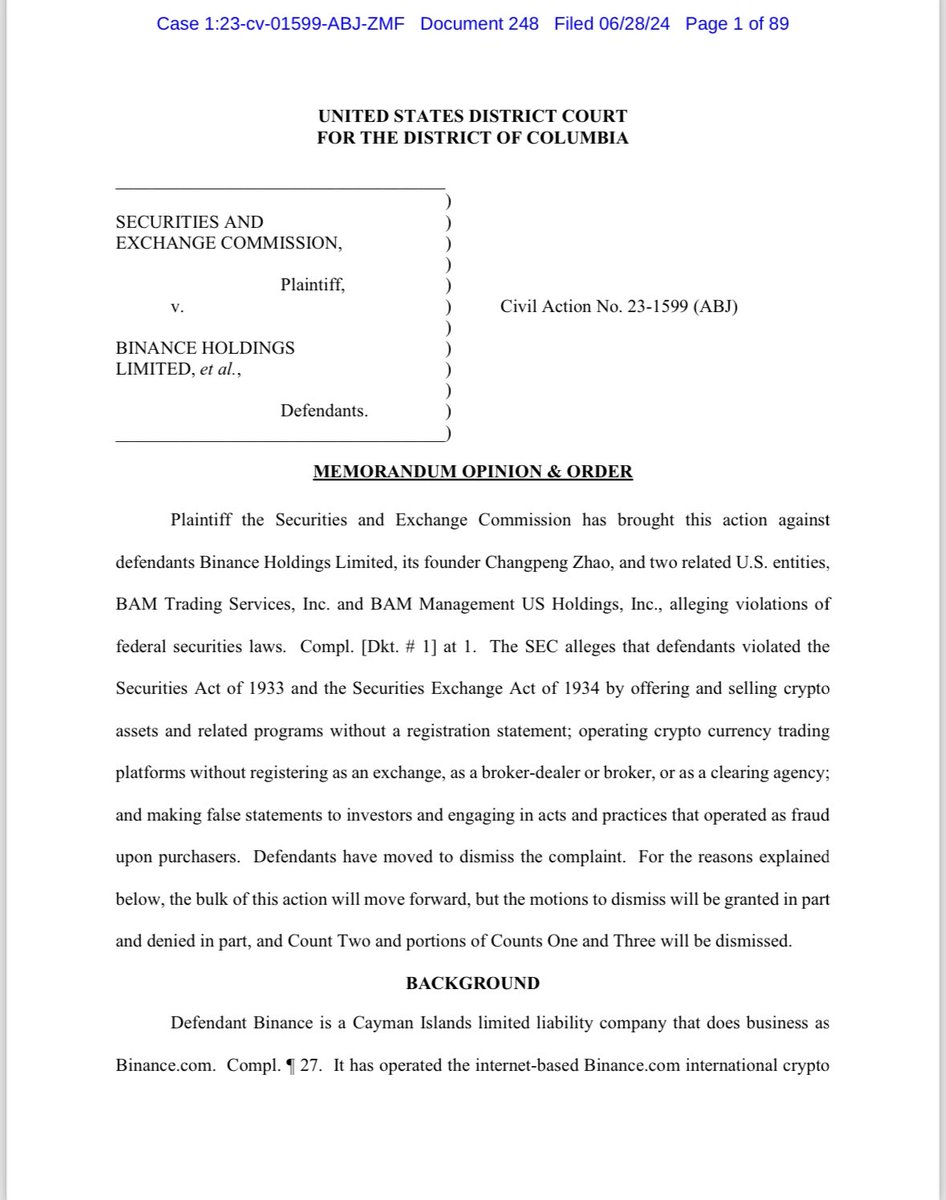 A DEPARTURE FROM THE HOWEY FRAMEWORK

       “Insisting that an asset that was the subject of an alleged investment contract is itself a ‘security’ as it moves forward in commerce and is bought and sold by private individuals on any number of exchanges, and is used in any number