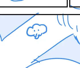 しごできなのでネームの🐘🐘がちゃんと🐘🐘だと認識できるように🐘を描いている 
