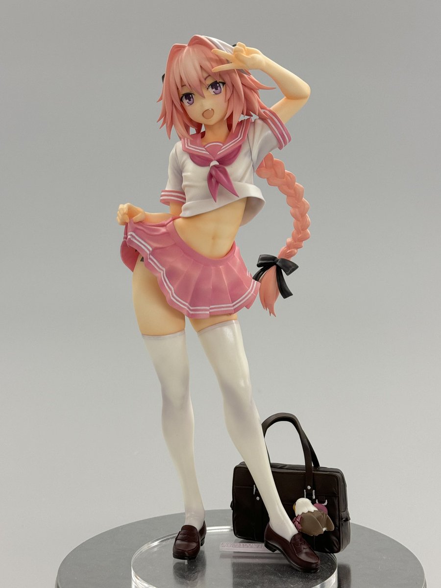 7/28ワンフェス参加します #fgo 制服シリーズ「アストルフォ」 とても