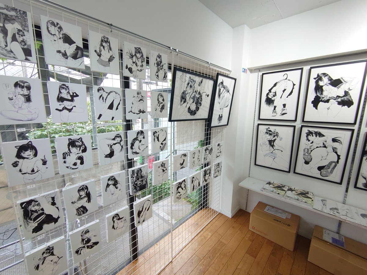 直筆サイン入り 直筆イラスト】ガガイモ ミニ色紙 原画 ガガイモ 直筆