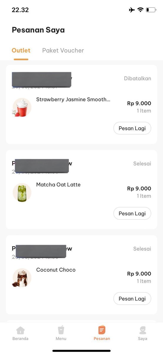 ciwighibli's tweet photo. NGOPI CUMA 9RB??! yang tempatnya ada TOMORO COFFEE Coba download apknya di playstore trs masukkin 

KODE REFERRAL: 47744X

Dapet promo voucher jadi serba 9K
enak banget weh aku udh beli beberapa kali 😭, ada non coffee juga. 

tag diskon murah vc enak kopi matcha #zonajajan https://t.co/sdQecxlbxq