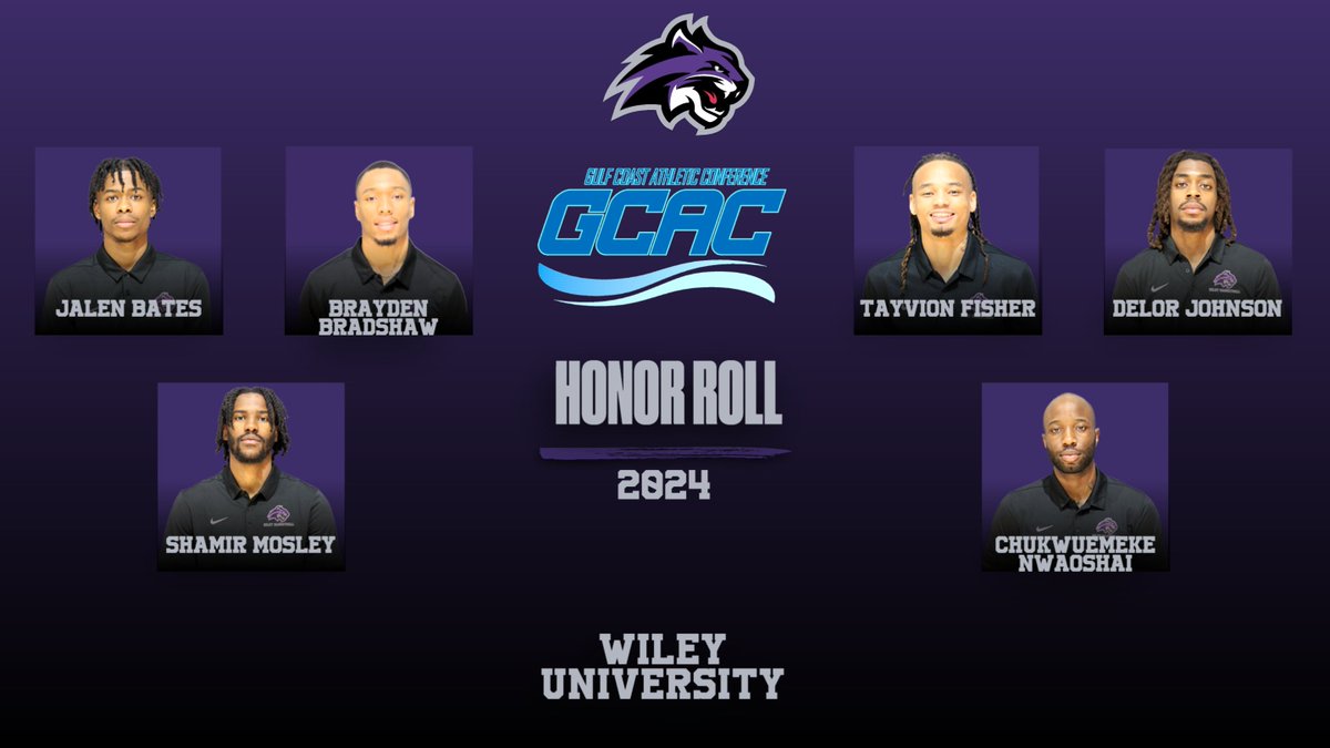 Congratulations to our men's basketball athletes who earned a spot on the GCAC Honor Roll. See all of our honorees: wileyathletics.com/general/2023-2…. #FeartheClaws