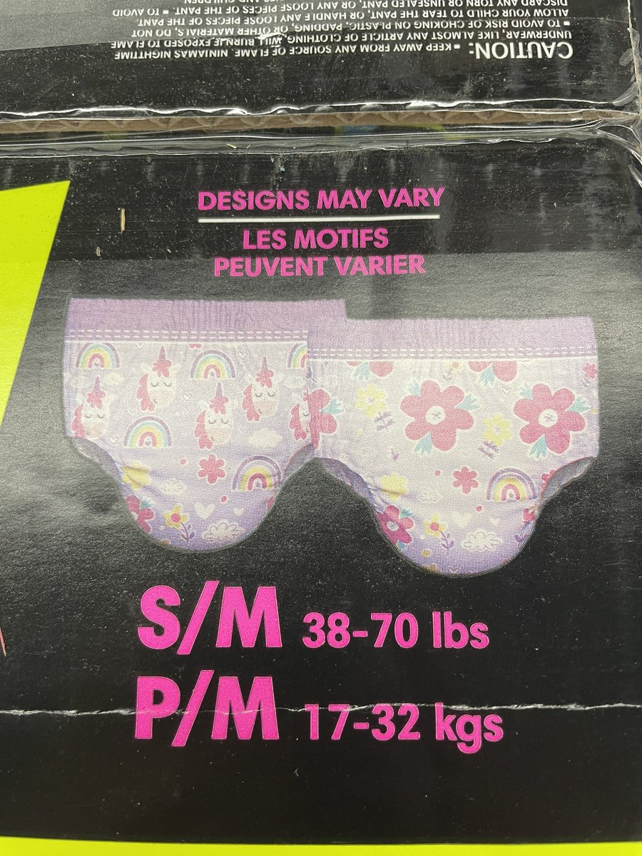 SlashofNight's tweet photo. Saw the Pampers Ninjamas in store today. I absolutely love the new designs, and it still has the 360 waistband design as previous run. Will be interested in reviews on these and if anything has changed performance wise.
#abdl #diaper #ninjamas https://t.co/xREr2jU8af