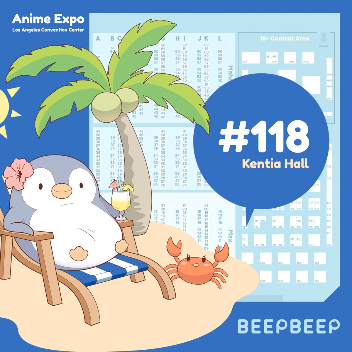 BeepBeepPenguin's tweet photo. BeepBeep heard that Anime Expo is the largest anime convention in North America, she surely wouldn't want to miss that! See you soon in Kentia Hall. There will be new merchs and old favorites

#AnimeExpo #AnimeExpo2024 #AX2024 #ax2024artistalley https://t.co/jWBGdxmU7n