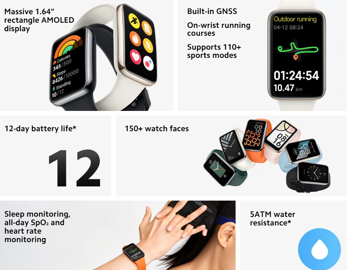 FUZZracun's tweet photo. Xiaomi Smart Band 7 Pro ni harga dia RM99 je sekarang.

Apa yang best :
✅ Skrin 1.64" AMOLED
✅ Bateri 12 hari
✅ 5ATM water resistance
✅ 110+ workout modes
✅ 150+ watch faces
✅ Heart rare monitoring

Beli : https://t.co/mzsNlbqLmq https://t.co/vPZ0BB39H7