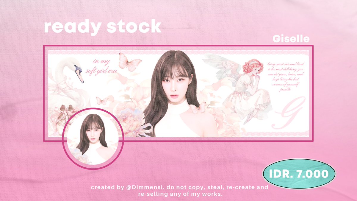 velourday's tweet photo. Help retweet/repost, please. Thankiess! 🩷

Rae ada 4 layout ready stock coquette spesial member AESPA, Karina, NingNing, Giselle, Winter. Dengan harga yang tertera, get ava PNG JPG juga yaa<3
Untuk layoutnya bisa langsung di take, leggoo langsung DM Raee!

#zonauang https://t.co/2BekIOyZXJ