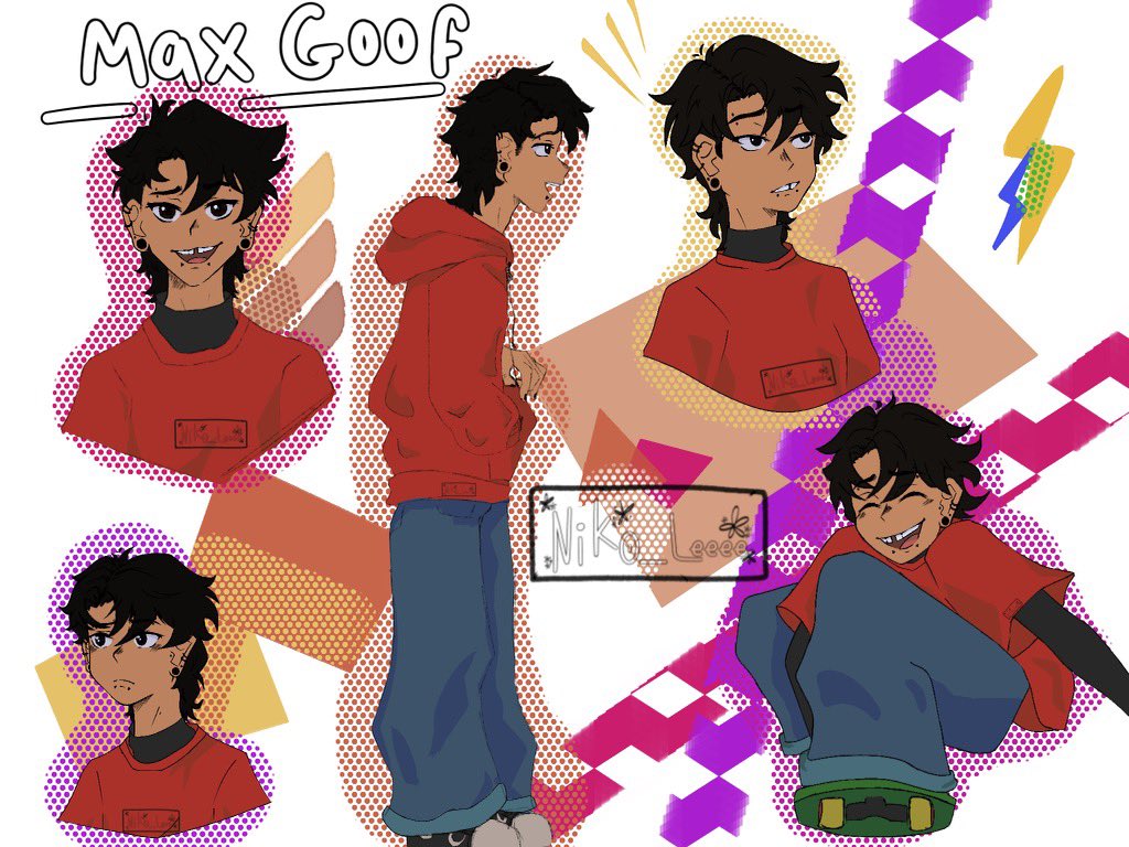 niko_leeee's tweet photo. An extremely goofy movie/Maxley is slowly taking over my fyp so I’ve decided to contribute to it. Heres some fanart of Max that I drew
☆⋆。𖦹°‧★ Tags ☆⋆。𖦹°‧★
#maxgoof #maxgooffanart #AnExtremelyGoofyMovie #Fanart #agoofymovie #procreateart #digitalartwork https://t.co/wKvum29inZ