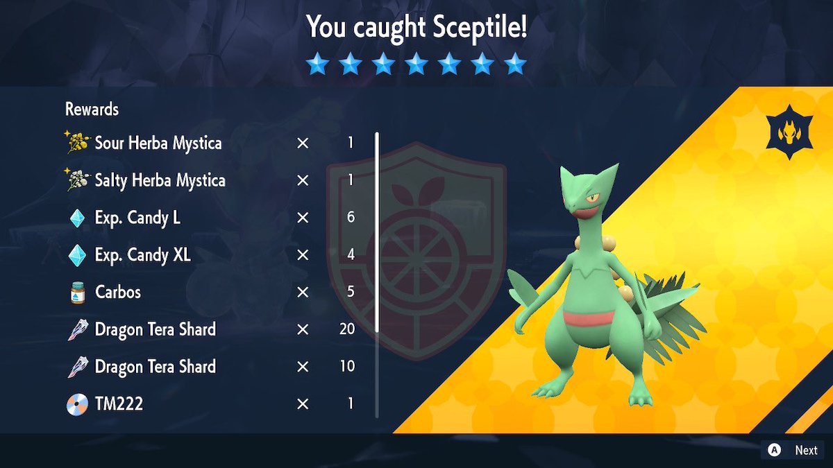 Vergil_Armbrust's tweet image. Another awesome #7StarRaid I got to use one of my SO’s favorite mons that @osirusvgc recommended. Apparently Annihilape is easier to farm with but I wanted to shake it up! Sceptile rocked me several times regardless but we eventually got a lucky run. FERALIGATR next??

#Pokemon