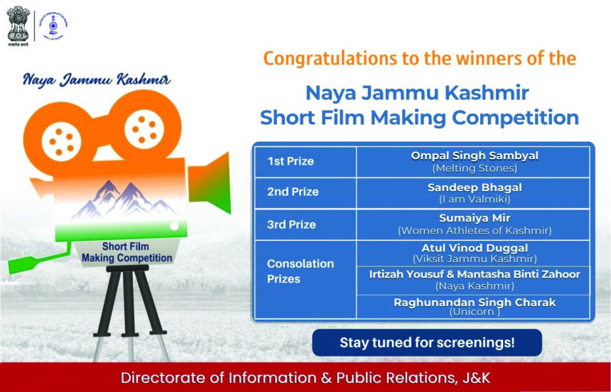 RisingKashmir's tweet image. ‘#NayaJammuKashmir’ short film contest winners #declared

@OfficeOfLGJandK @diprjk
 risingkashmir.com/naya-jammu-kas…