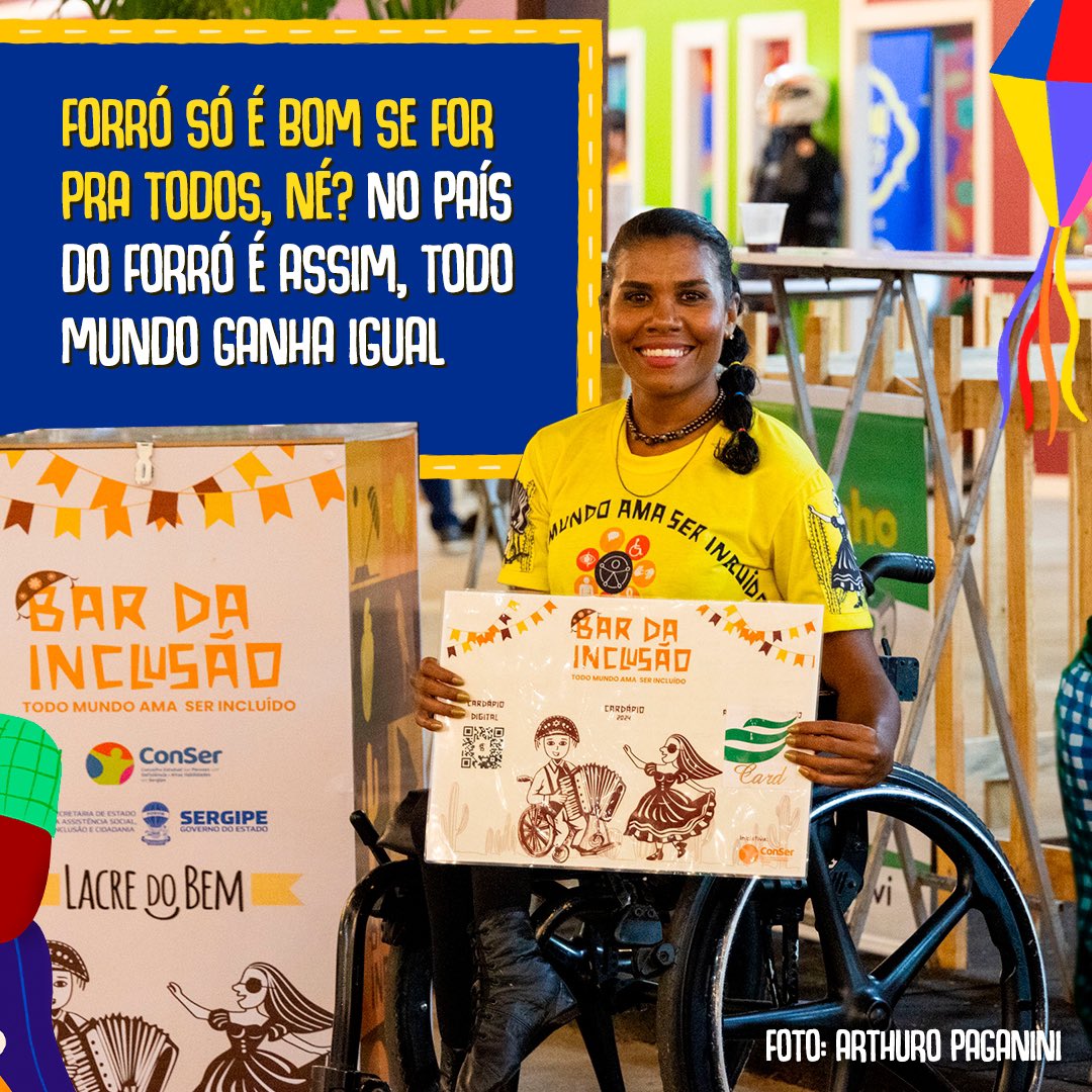 governosergipe's tweet image. Já o pessoal da #ModaAutoral e do #BarDaInclusão estão dando um show de orgulho, alegria e tradição enquanto ganham um dinheirinho extra 🤩🗣️