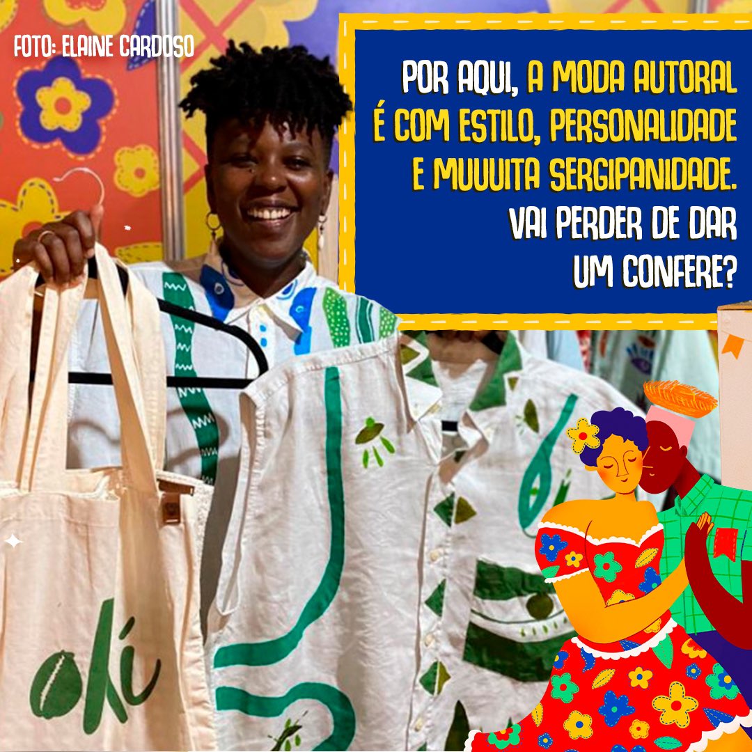 governosergipe's tweet image. Já o pessoal da #ModaAutoral e do #BarDaInclusão estão dando um show de orgulho, alegria e tradição enquanto ganham um dinheirinho extra 🤩🗣️