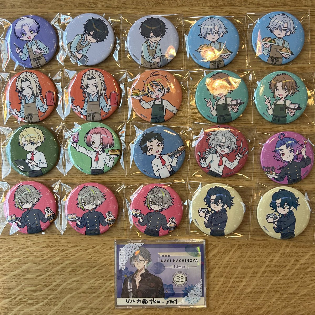 可不可 アニカフェ バッジ あんスタ アニカフェ 五奇人 あんさんぶるスターズ！！ × アニメイト