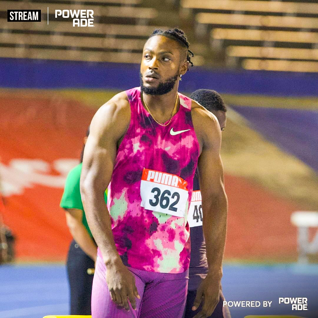 Men's 100m 2024 Toplist

🇯🇲 Kishane Thompson 9.77
🇰🇪 Ferdinand Omanyala 9.79
🇯🇲 Oblique Seville 9.82
🇺🇸 Noah Lyles 9.83
🇺🇸 Christian Coleman 9.86
🇺🇸 Kenny Bednarek 9.87
🇺🇸 Fred Kerley 9.88
🇨🇺 Shainer Reginfo 9.90
🇮🇹 Lamont Marcell Jacobs 9.92
🇯🇲 Ackeem Blake 9.92

📸 <a href="/Stream876/">Stream</a>