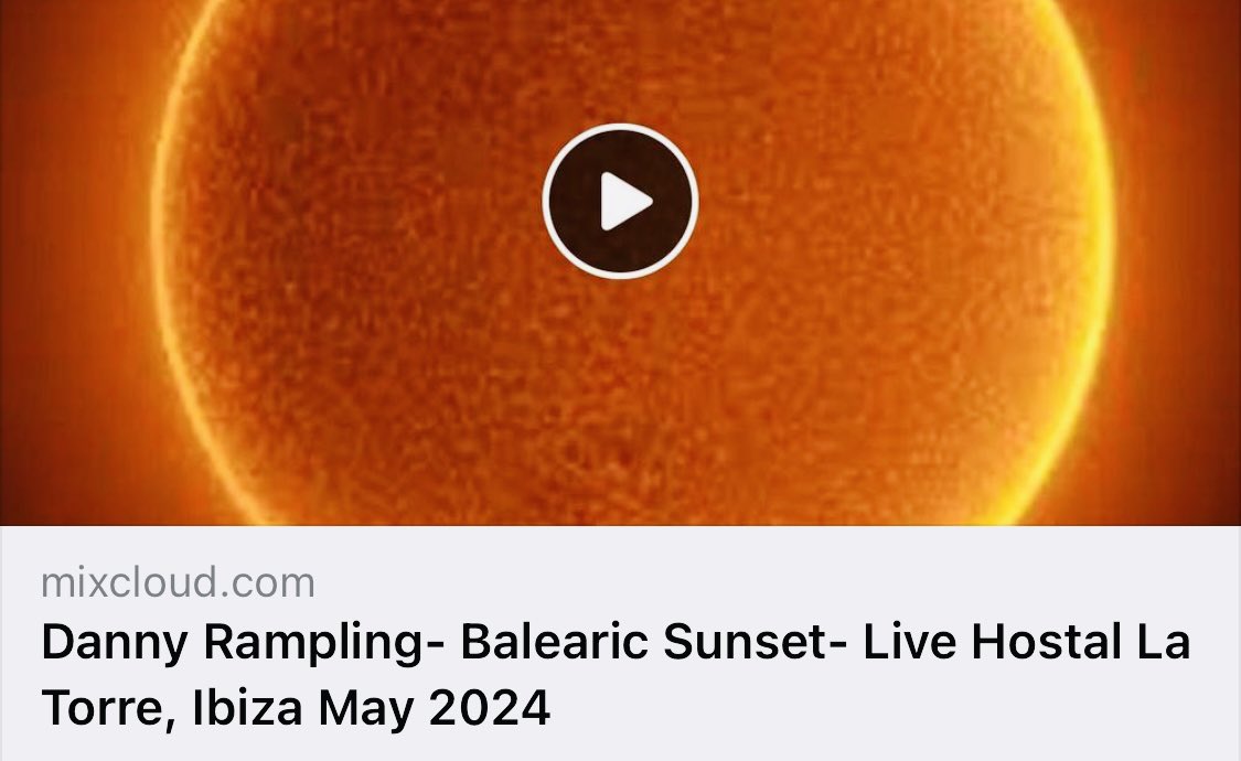GregMarcusD's tweet image. Have a great weekend. I’m
Starting the weekend with some coffee and some warm vibes. Have fun! #dannyrampling #dj #balearic #ibiza #mix #coffeetime #ambient 

mixcloud.com/dannyrampling/…