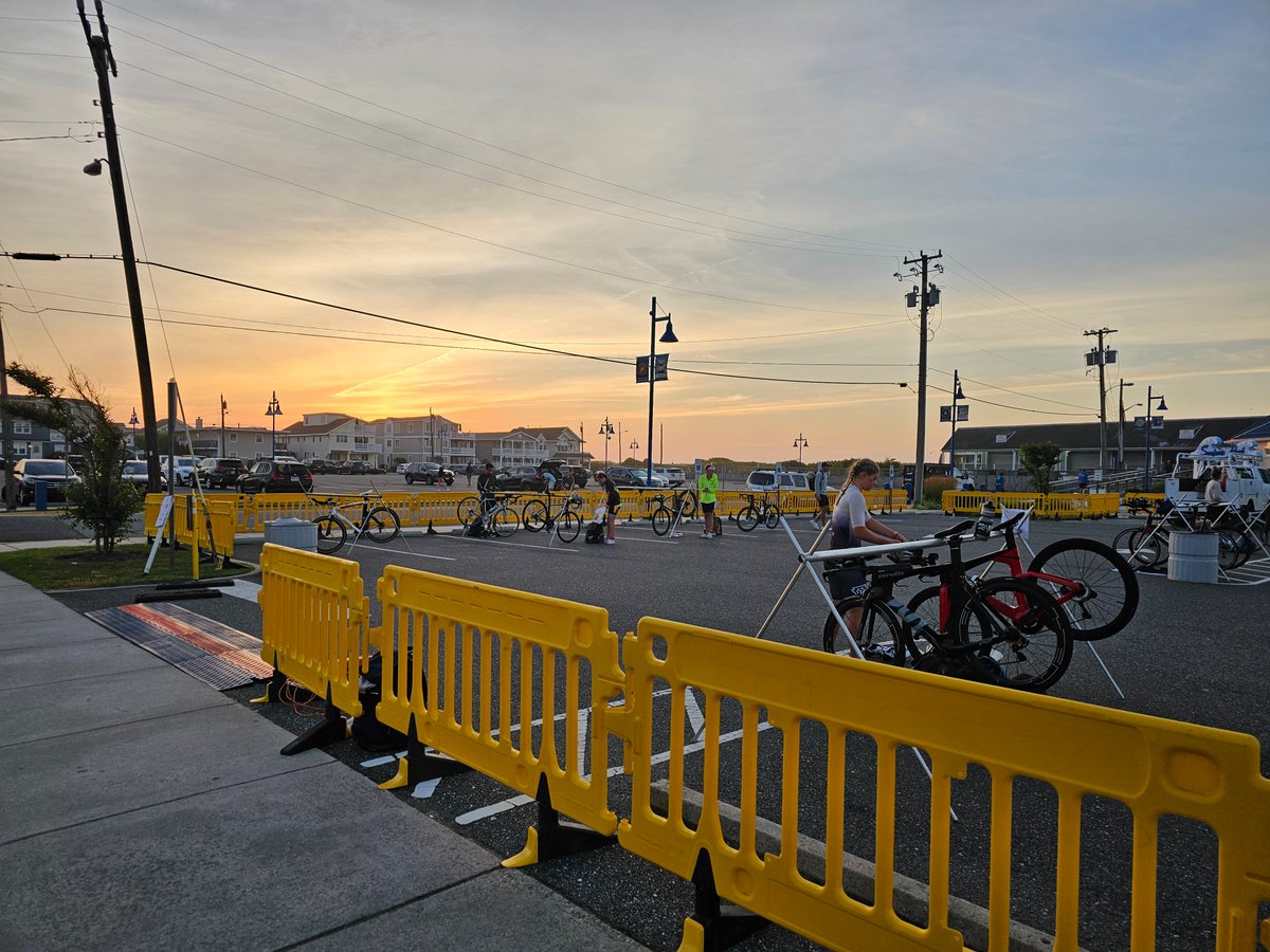 Good morning Saturday from <a href="/TKCharities/">TKCharities</a> Triathlon,  Avalon NJ