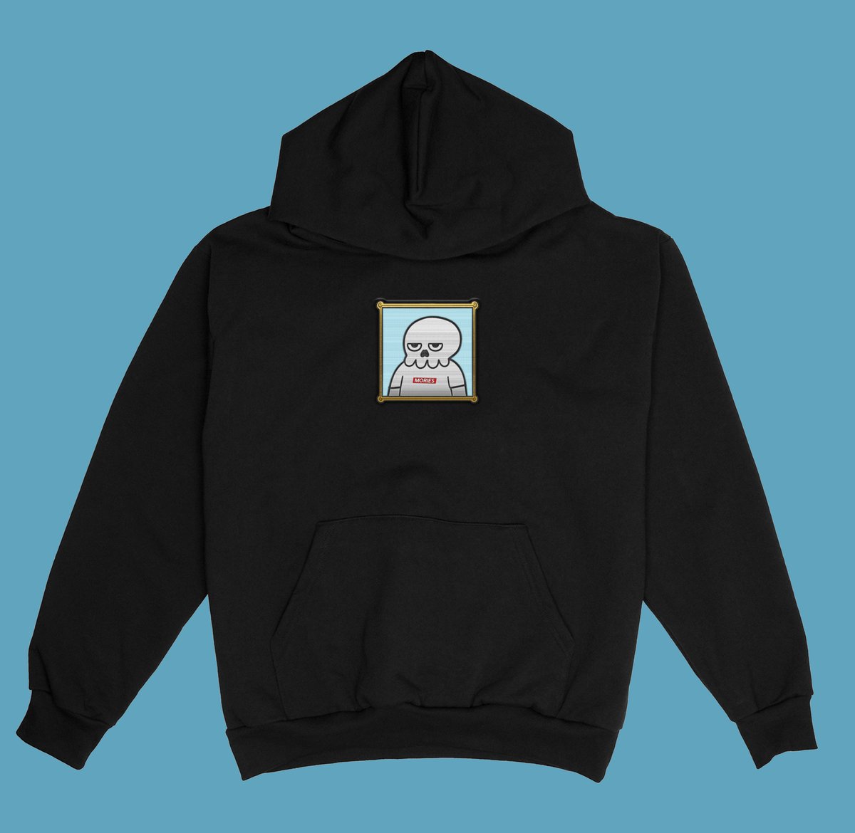 antoningningnft's tweet photo. i designed a mories patch for their future merch. i saw the alpha on their released trailer so i decided to put it on a hoodie sample. can't wait to have mine very soon! π@the_mories @iwwon_official #CreatoMorie https://t.co/s1vmjzv7CG