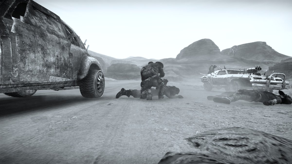 He has to take the risk and inspect these bodies. Maybe there's something worth taking.