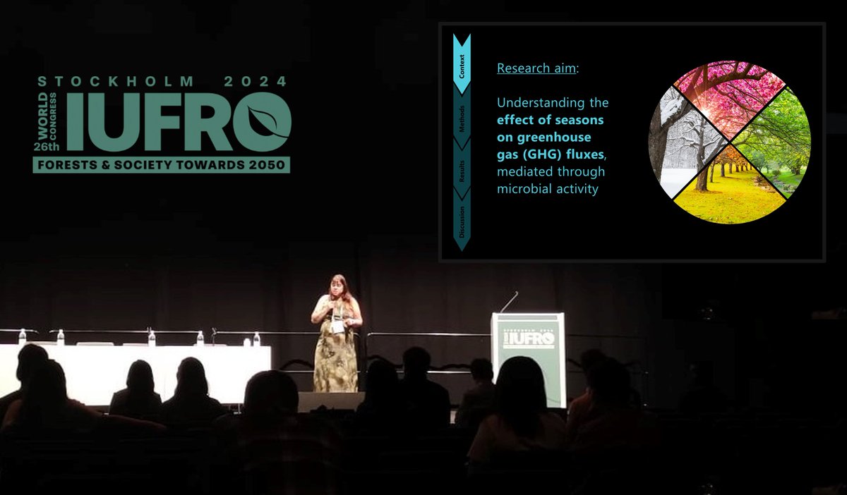 Karelle Rheault (@karellerheault) on Twitter photo There were so many interesting talks, and great oportunities for networking at #IUFRO2024! 🇸🇪
I was happy to present my research on #greenhousegas fluxes in afforested croplands 🌾🌳🦠 <a href="/SilvaNova_NNF/">Silva Nova</a> There were so many interesting talks, and great oportunities for networking at #IUFRO2024! 🇸🇪
I was happy to present my research on #greenhousegas fluxes in afforested croplands 🌾🌳🦠 <a href="/SilvaNova_NNF/">Silva Nova</a>