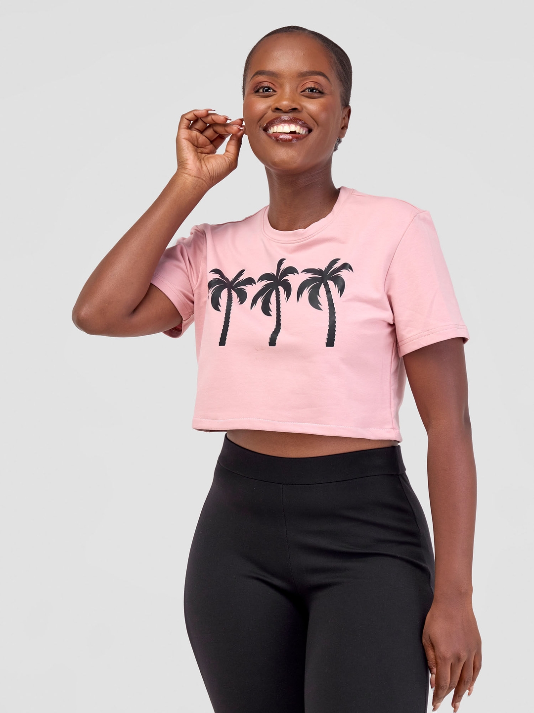 Cute graphic crop tops sale