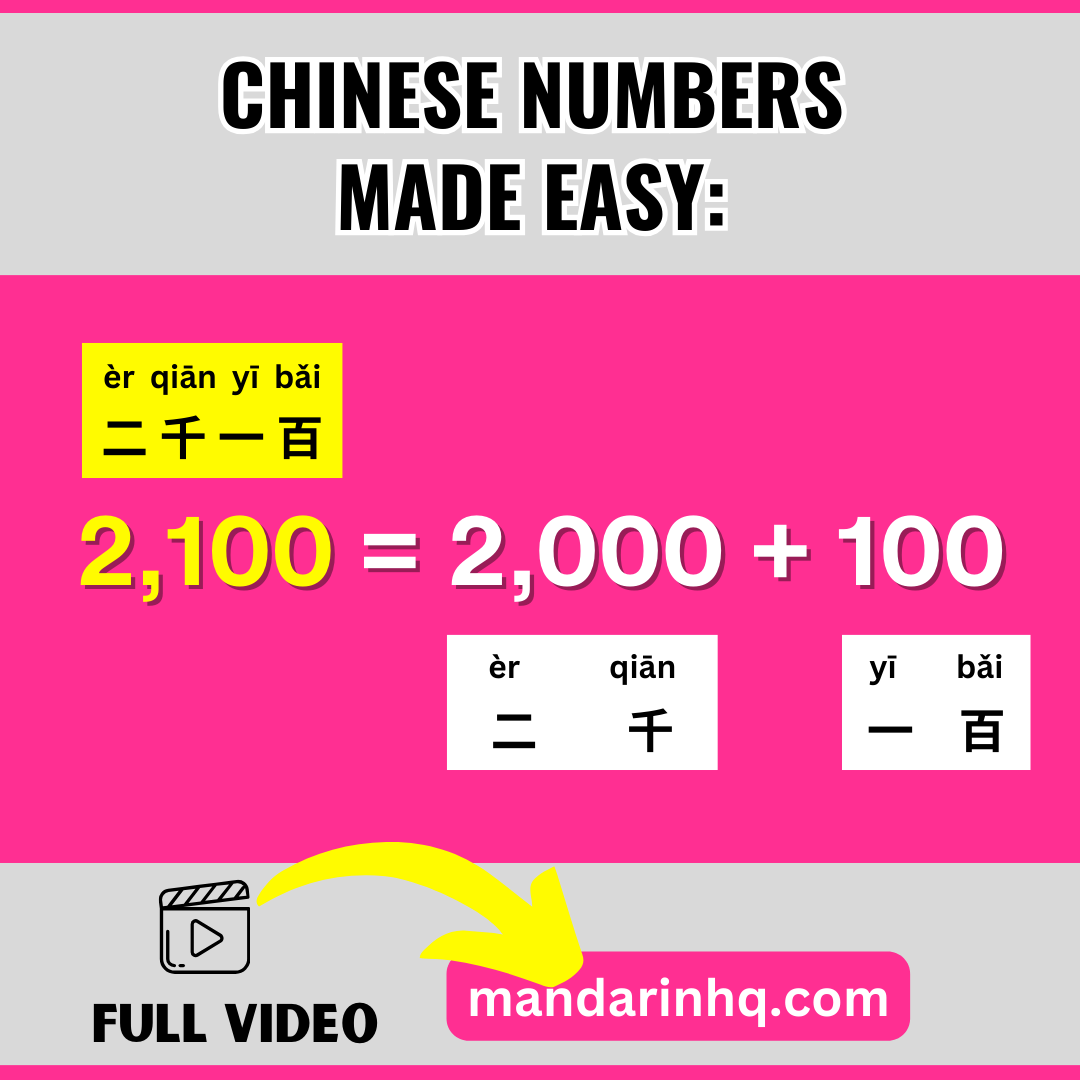 MandarinHQ's tweet photo. Chinese Numbers Made Easy: Hear & Understand Like a Pro! 👉FULL VIDEO👉https://t.co/9hMucMqBj1
.
#learnnumbersinchinese #chinesenumbers #masterchinesenumbers #learnchinesenumbers #bignumbersinchinese #bigchinesenumbers #numbersinMandarin #learnchinese #chineselessons #mandarinhq https://t.co/x5aEw2F9vJ