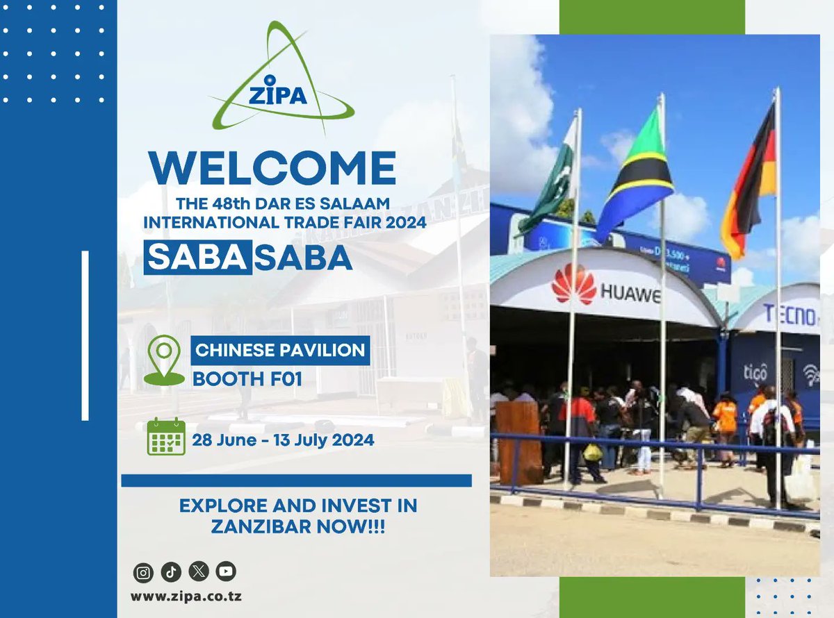 Welcome to SABA SABA.

#visitzanzibar 
#investinzanzibar 
#wekezazanzibarsasa