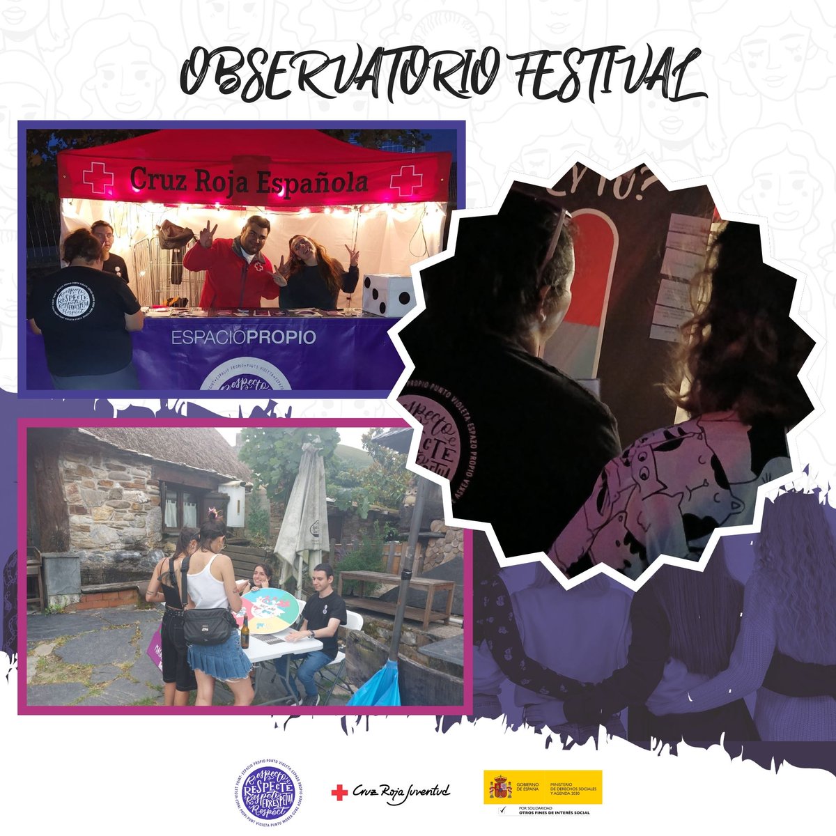 Estamos en Balboa con el🟣Proyecto de Espacio Propio.🟣

Seguimos construyendo espacios de ocio donde todas las personas se encuentren seguras y a gusto. En este caso, cubrimos todo el evento del Observatorio Festival 🎊🎉
#CRJCYL #espaciopropio #espaciopropiocrjcyl
<a href="/msocialgob/">Ministerio de Derechos Sociales, Consumo y A2030</a>