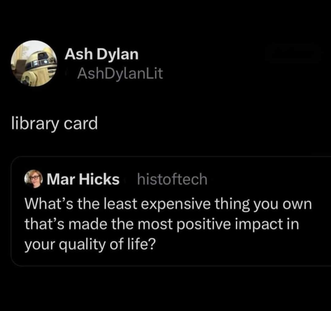 Says it all, really 🤗 Have a super weekend, all! #LoveLibraries

Source: For Reading Addicts (fb)