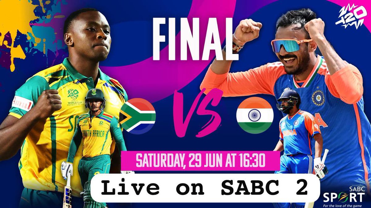owen hannie (@owenhannie) on Twitter photo Catch the Proteas pursuit of a first ever ICC T20 World Cup title against India on <a href="/SABC_Sport/">SABC Sport</a> #SABC2 at 16:30 today. Catch the Proteas pursuit of a first ever ICC T20 World Cup title against India on <a href="/SABC_Sport/">SABC Sport</a> #SABC2 at 16:30 today.