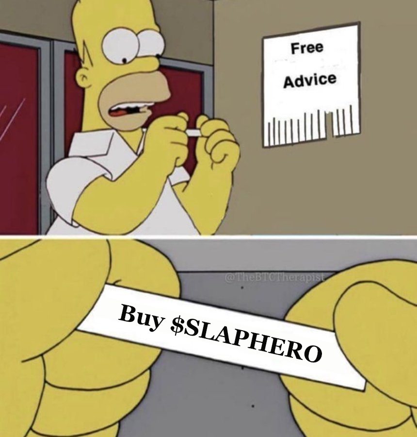 slaphero_sol's tweet photo. 🔥 Free special advice for crypto traders: Buy $SLAPHERO! 🚀

#SLAPHERO #Solanamecoin #solana #memecoin #pumpdotfun #Crypto https://t.co/DYFSSlc9yi