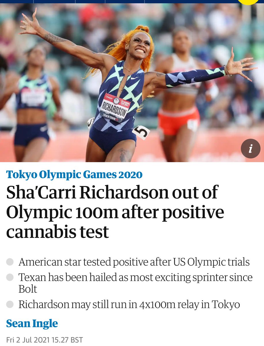DrProudman's tweet image. Test positive for cannabis? You’re out of the Olympics. Rape a child? Welcome to the team!