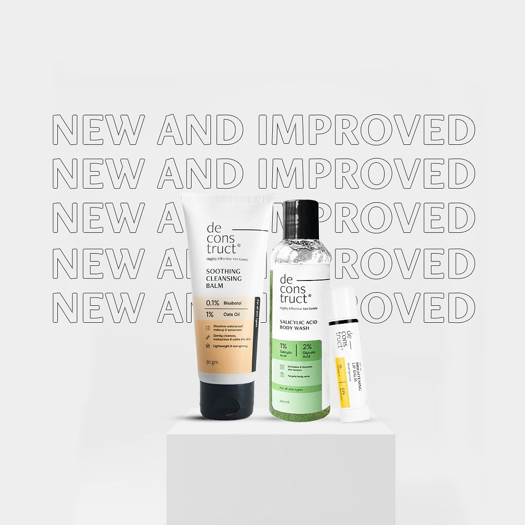 deconstructskin's tweet photo. New &amp; Improved Formula, for Cleansing Balm, Brightening Lip Balm &amp; Salicylic Body wash ✅

Begin it with Deconstruct https://t.co/gFz1QMAwBy

#vitaminc #lipbalm #salycilic #lips #nowhitecastspf #brightening #bodywash https://t.co/7rj3JViYv4