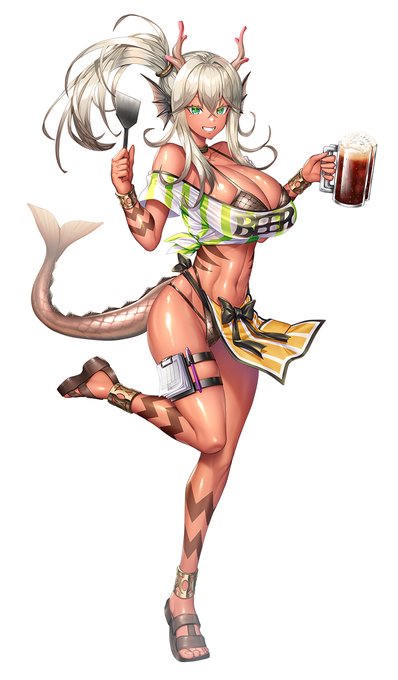 対魔忍RPG にて明日より開催されるガチャに、原画を担当させていただきました新キャラ(HR自然)ポイプカが登場します!宜しくお願いします! https://t.co/mfZsQmPKG4 