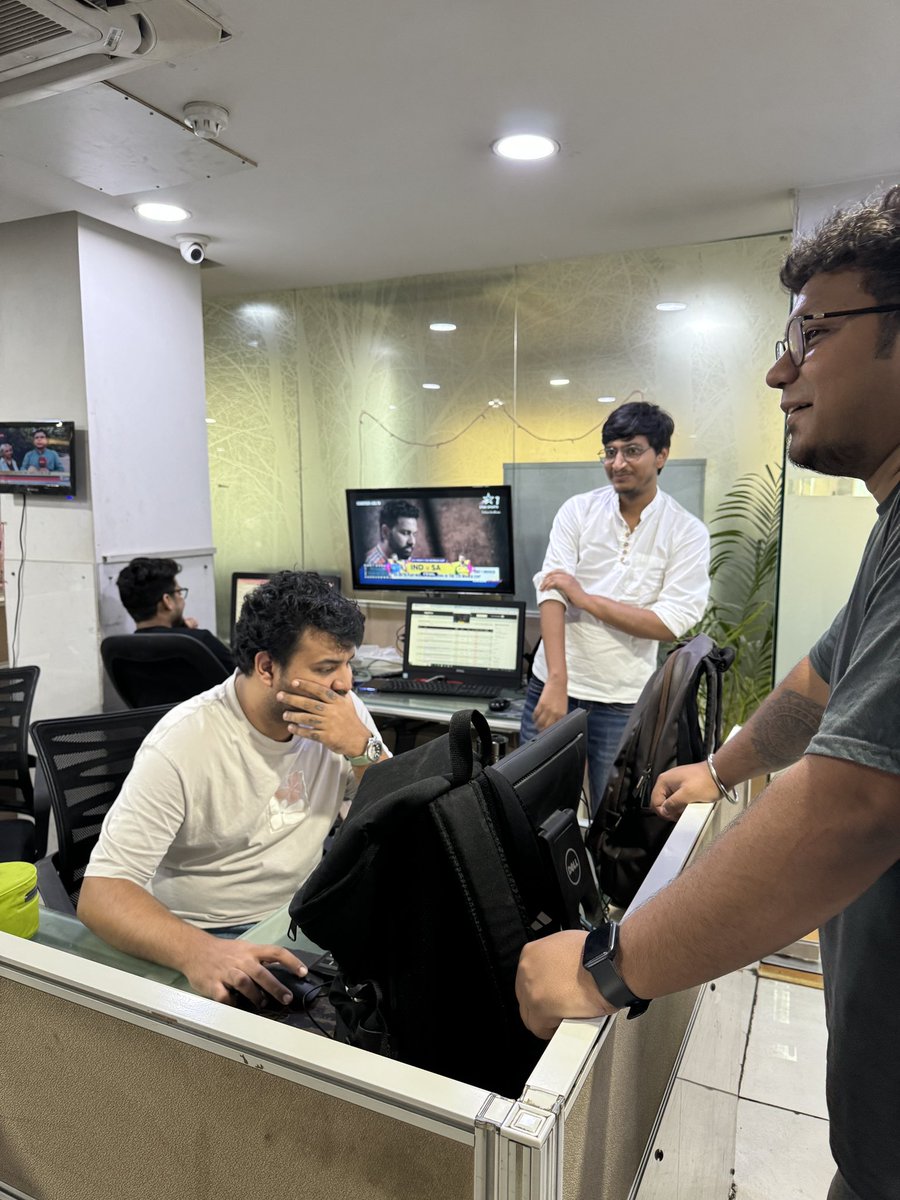 ndtv's tweet photo. #T20WorldCup2024 | NDTV Newsroom preps for fastest coverage of #INDvsSAFinal https://t.co/fCUWqHApQO