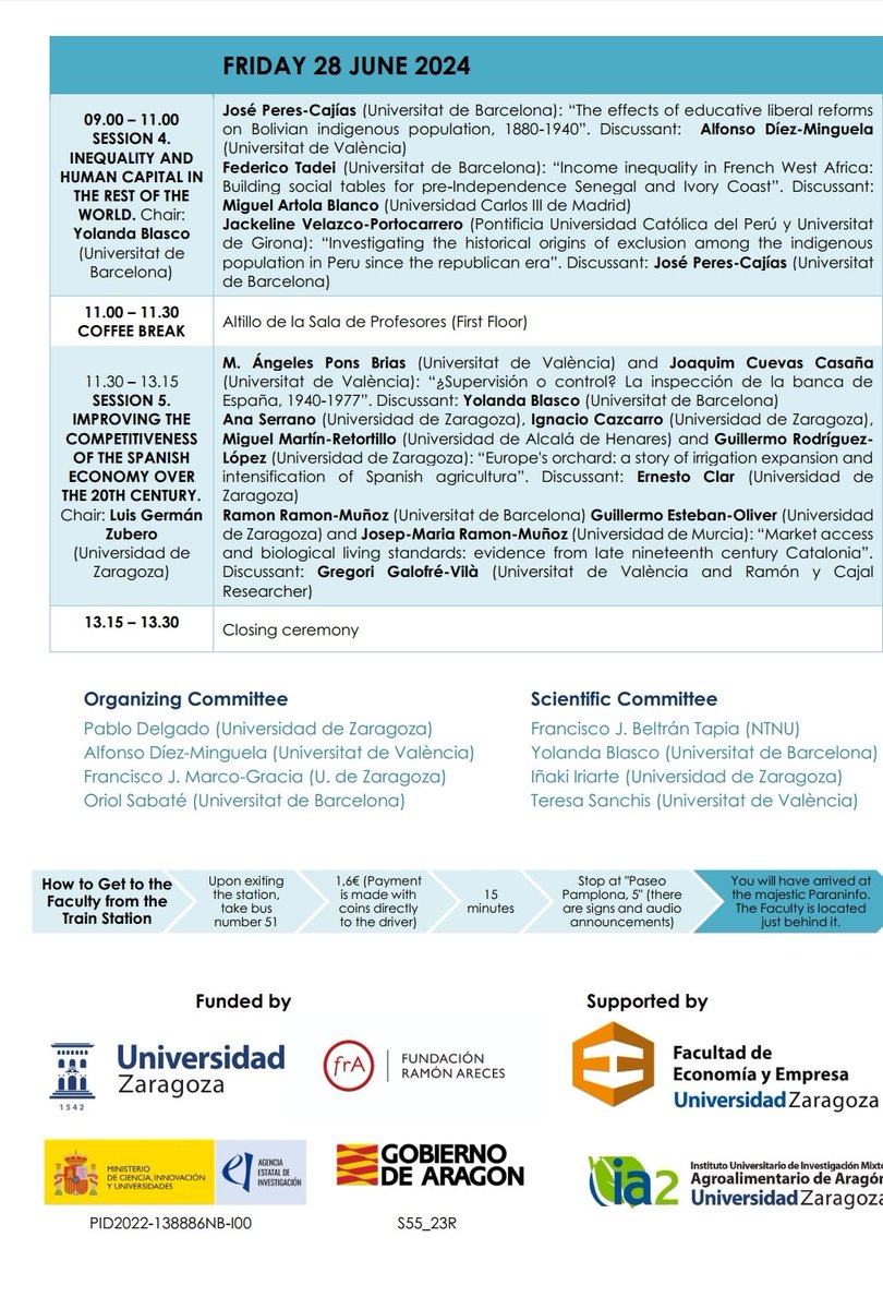 Delighted to have presented my joint paper on market access &amp; height (with <a href="/GuilleEsteban76/">Guillermo Esteban</a> and <a href="/TxemaRamon/">Josep-Maria Ramon-Muñoz</a>) at the workshop on inequality &amp; human capital. Thanks to @galofrevila for his great discussion of the paper &amp; to the participants &amp; organisers for such a superb workshop👇