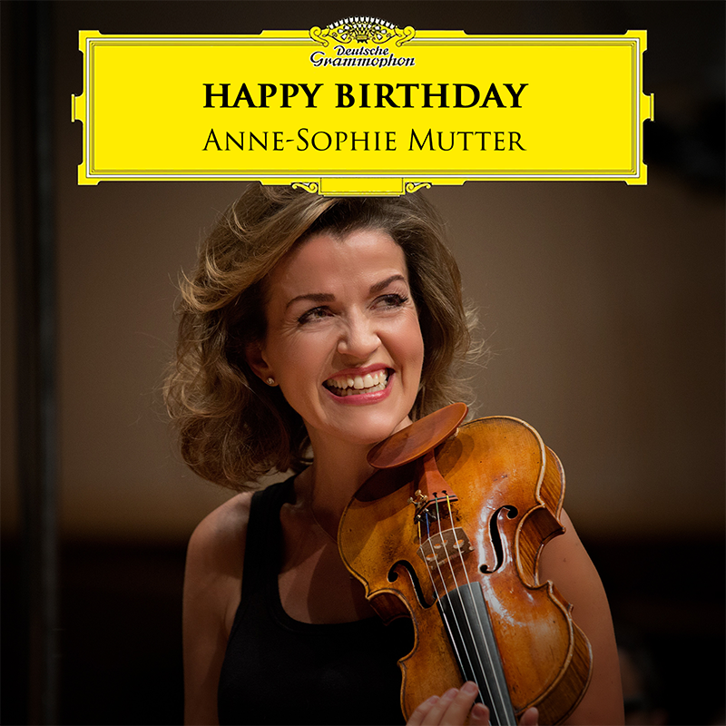 DGclassics's tweet photo. 🎉 We wish Anne-Sophie Mutter a fantastic birthday! 
🎧 Celebrate her talent on this special day with her latest DG album: https://t.co/LNYujeAWSW https://t.co/AWfAlj0NsZ