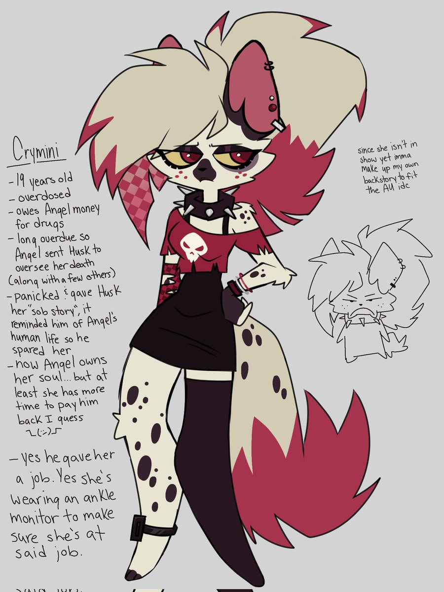 sullyisbrainded's tweet photo. Her and Angel don't really get along right now 

I love you Crymini, Crymini for hazbin season 2 NOW https://t.co/nT1saJi240