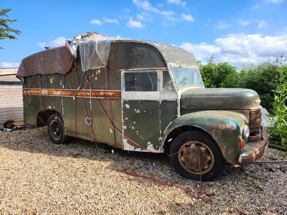 BarnFindsUK's tweet image. Ad:  1950 Commer Superpoise Race Transporter Camper Van - For full restoration
On eBay here --&amp;gt;&amp;gt; ow.ly/wcKc50Ssf27

 #ClassicCars #RestorationProject #CommerSuperpoise #RaceTransporter #ClassicRestoration #AutomotiveRestoration #ClassicCamper