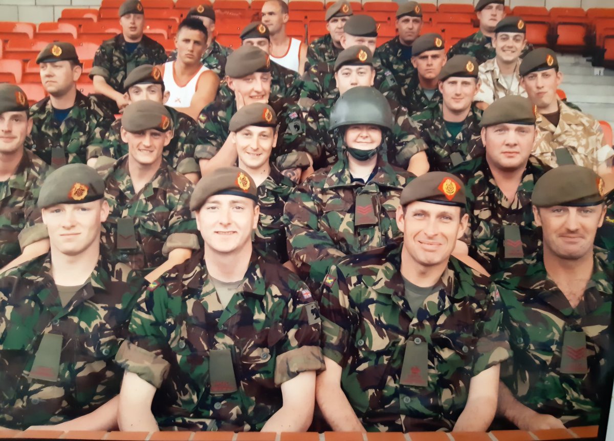 So on #ArmedForcesDay it seems appropriate to say thank you to our service personnel and post this little reminder of that time I was Sgt for a few hours. Good times and good people.