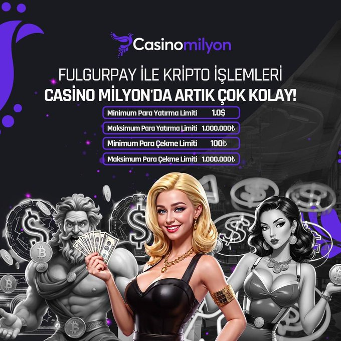casinomilyontr's tweet photo. ✨ Artık kripto işlemlerinde limitlere takılmak yok ! 

⭐️ #CasinoMilyon'da limitsiz heyecan seni bekliyor !

🪙 Fulgurpay ile kripto işlemleri çok daha kolay !

 Kazandıran adres  🌟 https://t.co/jioUi61tAq https://t.co/Z9hicEYf67