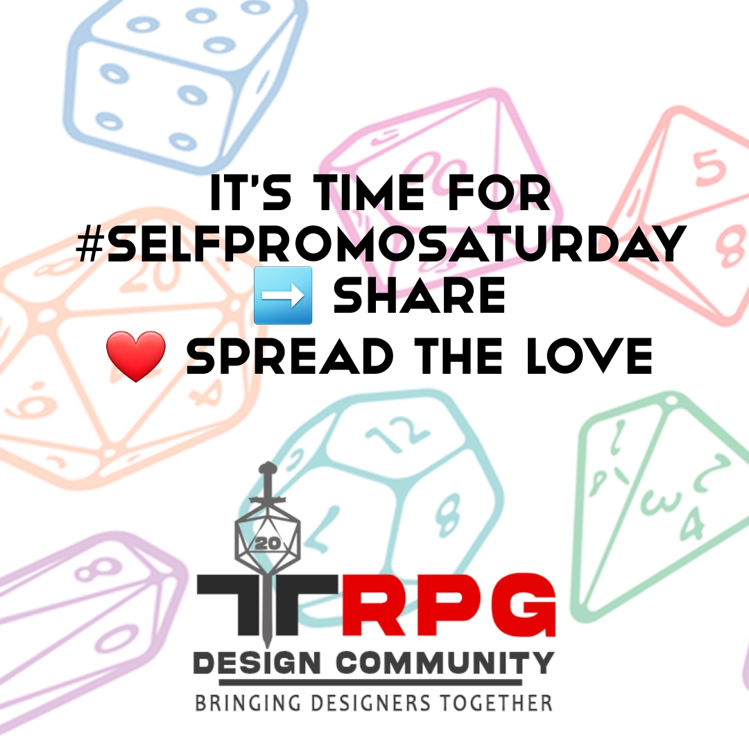 TTRPGcommunity (@ttrpgcommunity) on Twitter photo Its #selfpromosaturday ttrpg community and that means one thing...
Share your cool #ttrpg stuff with us!!
👍 Follow us <a href="/ttrpgcommunity/">TTRPGcommunity</a>
📮 Post your promo
↩️ Reshare this post
❤️ We will repost you
#ttrpgcommunity #ttrpgfamily #ttrpgcreators Its #selfpromosaturday ttrpg community and that means one thing...
Share your cool #ttrpg stuff with us!!
👍 Follow us <a href="/ttrpgcommunity/">TTRPGcommunity</a>
📮 Post your promo
↩️ Reshare this post
❤️ We will repost you
#ttrpgcommunity #ttrpgfamily #ttrpgcreators