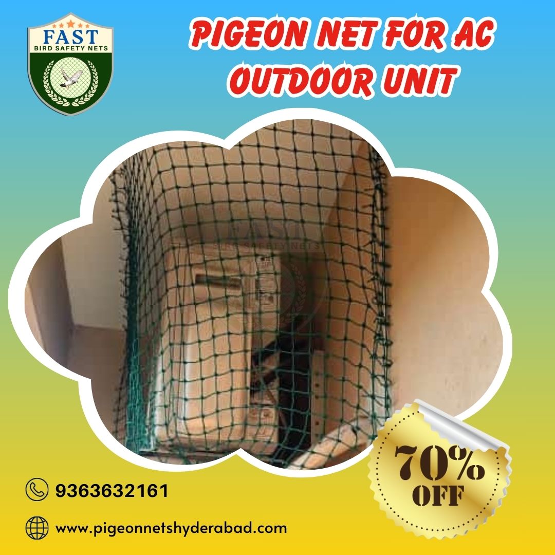 AtNets35955's tweet image. Get top-quality pigeon nets for your AC outdoor unit from Fast Safety Nets Hyderabad. Protect your unit from bird droppings and debris. Ensure efficient cooling and longevity. #PigeonNets #ACProtection #FastSafetyNetsHyderabad #OutdoorUnitSecurity
pigeonnetshyderabad.com/pigeon-net-for…