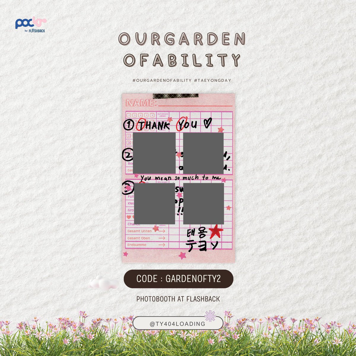 Garden of ability TAEYONG tweet media